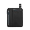 borsello porta ipad con doppia tasca blue square piquadro nero