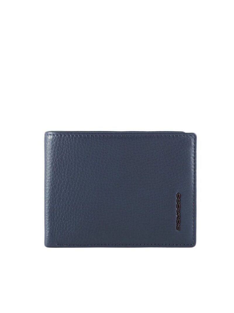 portafoglio con scomparto portamonete modus piquadro blu